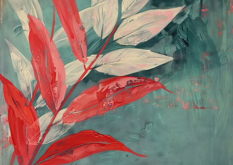 Farne | Natur Malerei von Wunderbare Kunst