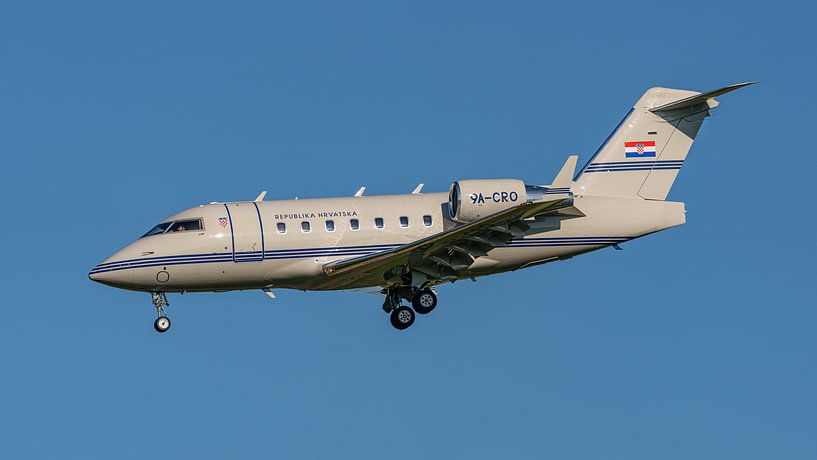 Croatian Air Force Bombardier Challenger 604. by Jaap van den Berg