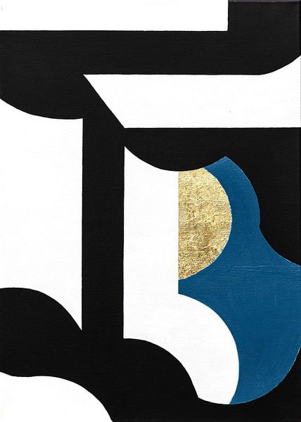 Come Together Teil zwei, blau von Atelier Andrea