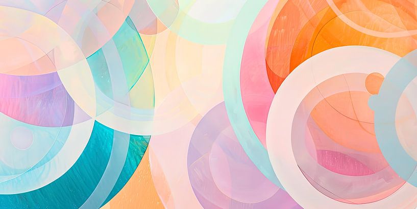 Regenbogen in Kreisen 2 von ByNoukk