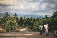 Landschaft in Sulawesi, Indonesien.