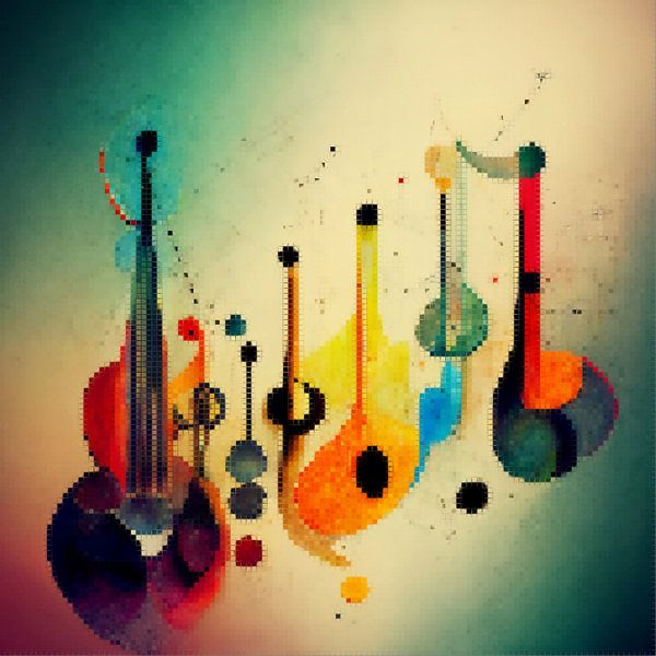 Abstrait, musique par Carla van Zomeren