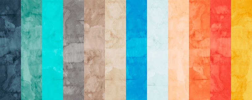 Ausdrucksstarkes Aquarell 2 von Vitor Costa