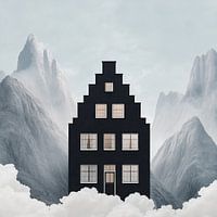 Canal house in the mountains