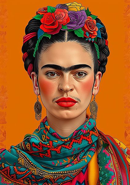 Frida Poster - Frida Art Print by Niklas Maximilian