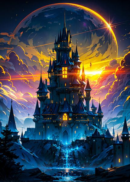 Fantasy Castle by Ruzerin