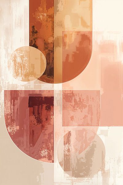 Terracotta Geometrica no.4 van Studio BB