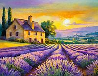 Champ de lavande en Provence (France)