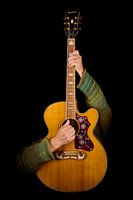 Künstlerische Gitarre