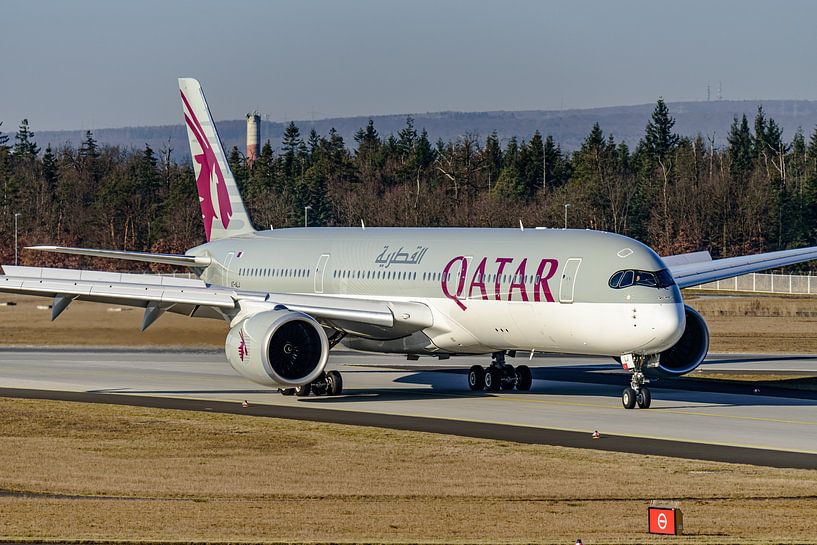 Airbus A350-900 van Qatar Airways. van Jaap van den Berg