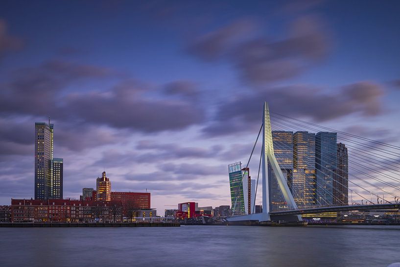 Ligne d'horizon de Rotterdam par gaps photography