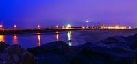 Haven Oostende tijdens Blauwe Uur II