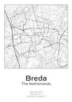 City map - Netherlands - Breda