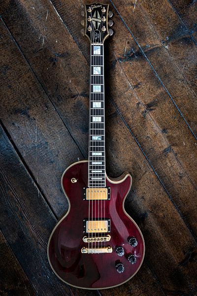 Gibson Les Paul Custom Weinrot von Thijs van Laarhoven