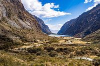 Blick über die Lagunas Llanganuco, Peru