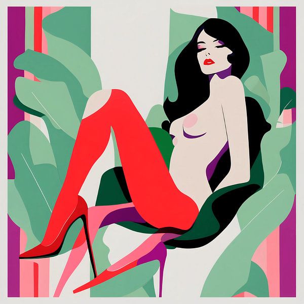 Verführung in Rot von Summer Shamma