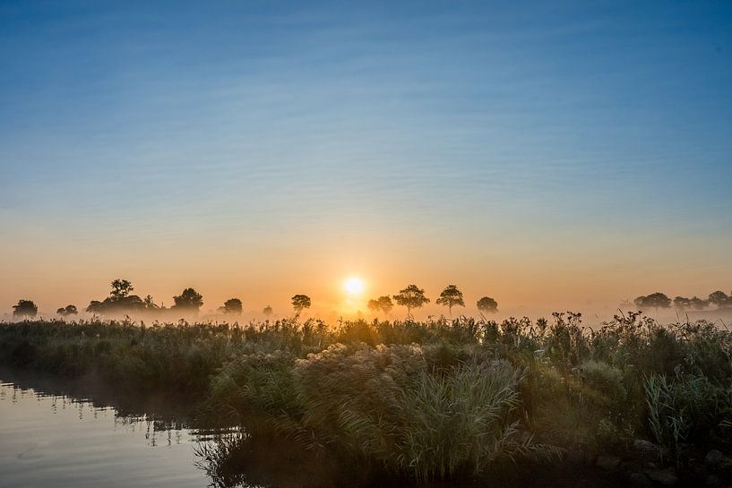A summer sunrise in Friesland by Goffe Jensma