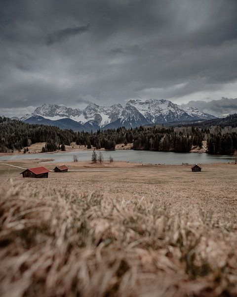 Blick auf den Geroldsee und die Alpen von Fabiroams