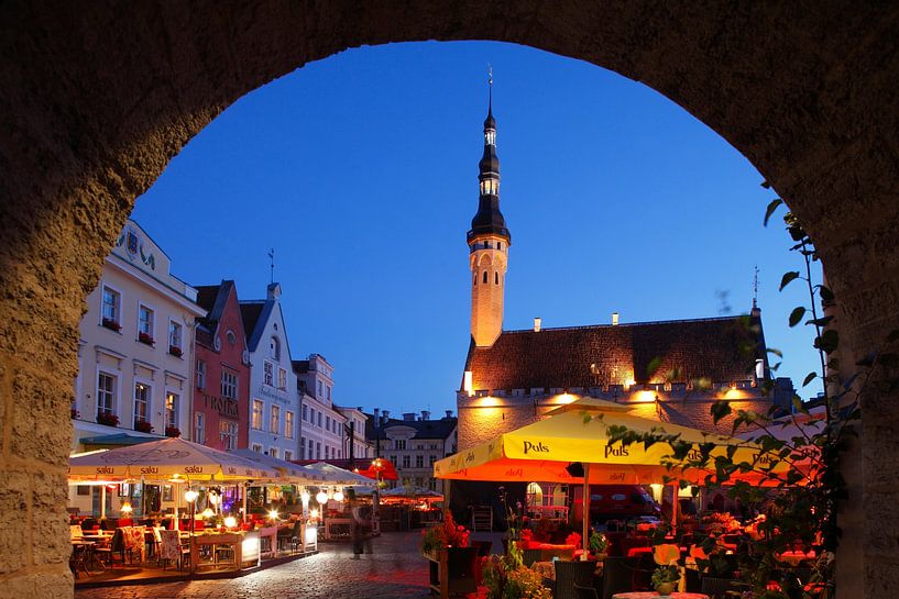 City Hall , Old Town, Tallinn, Estonia by Torsten Krüger