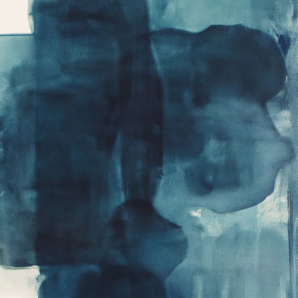 Moderner Abstrakt &quot;Denim blau&quot; von Studio Allee