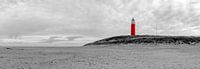 Phare de Eiereland Texel n/b