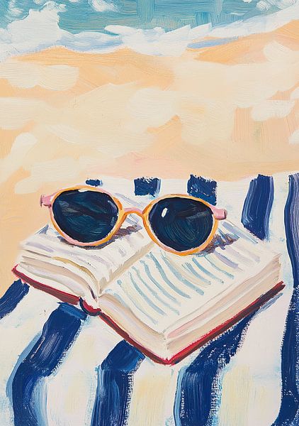 Strand Lesen Meer Buch Urlaub Sommer von Niklas Maximilian