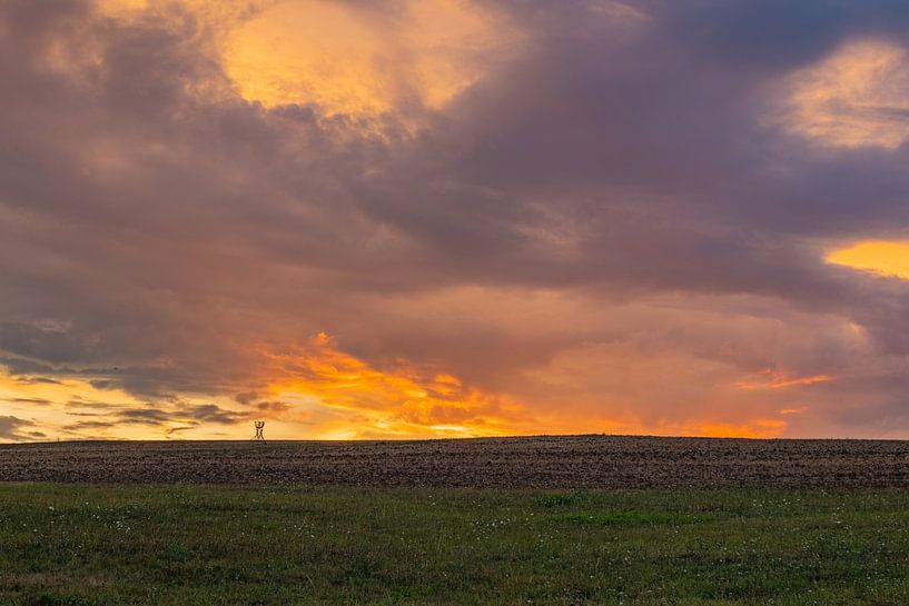 De magnifiques couleurs sur le Rhin par Johan Mooibroek