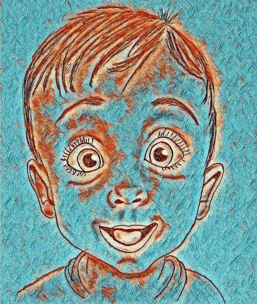 Petit garçon joyeux par Jose Lok