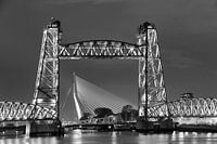 Rotterdam, De Hef, pont Erasmus, De Zwaan.