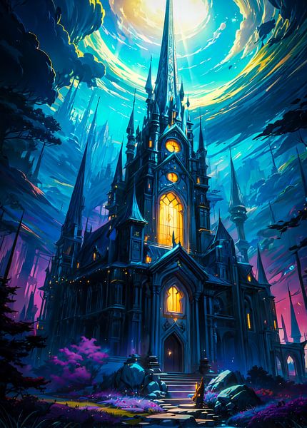 Château fantastique par Ruzerin