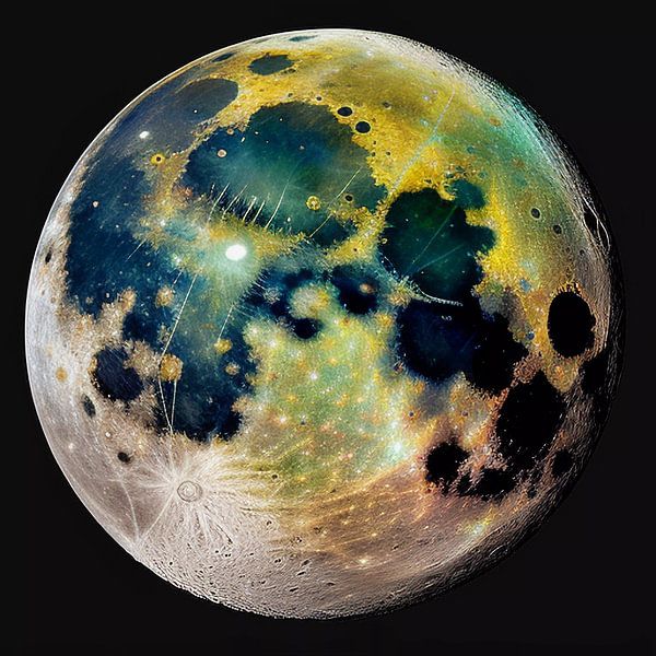 Lunare Traumlandschaft von Vythryd Arts