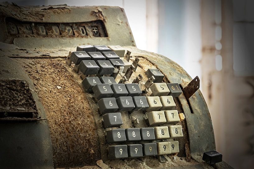 Alte Registrierkasse von Frank Herrmann