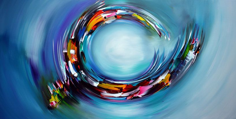 Le bleu par Gena Theheartofart