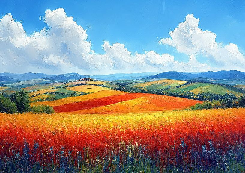 Serene Hues by Abstract Painting