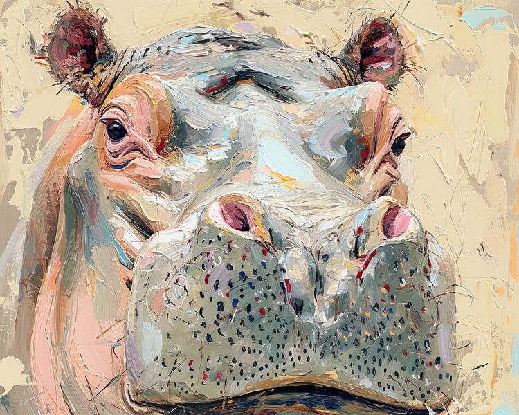 Skurriles Behemoth-Porträt von Kunst Laune