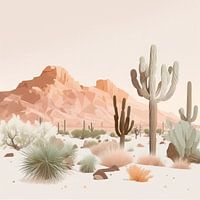 Le désert en pastel