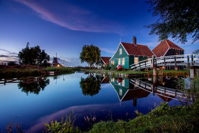 Zaanse Schans - Heure bleue par Fotografie Ploeg