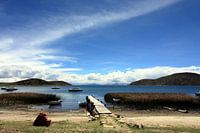 Blick auf den Titicacasee von der Sonneninsel aus