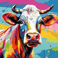 Colourful cow