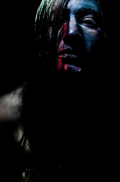 Kunstvoll bemalte Person von Atelier Liesjes