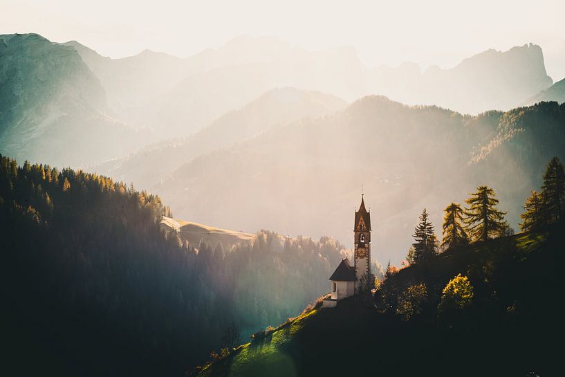 Sonnenuntergang in den Dolomiten von Michael Blankennagel