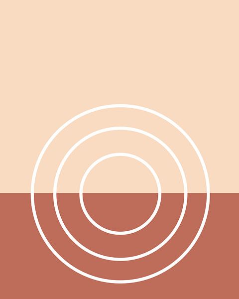 Terracotta Cirkels van Patrycja Polechonska
