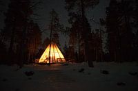 Wigwam unter Sternenhimmel 2