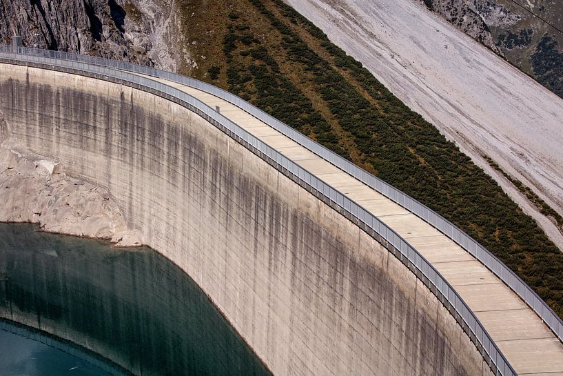 Paroi du réservoir Lünersee par Rob Boon
