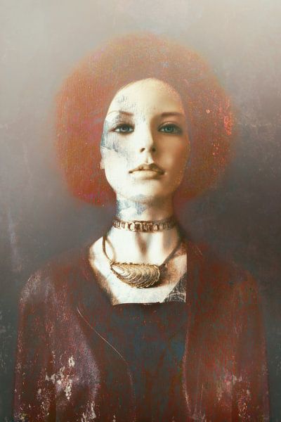 Nostalgisches Porträt in moderner Umgebung von Marijke de Leeuw - Gabriëlse