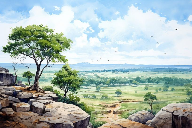 Sri Lanka Painting by Abstract Painting