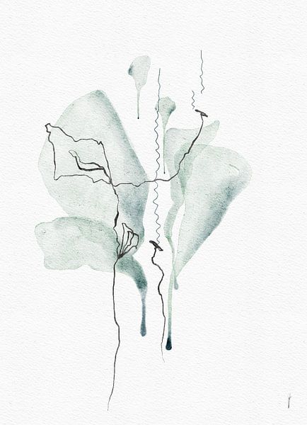 CIRCLE OF LIFE aquarelle numérique par AnkieArt