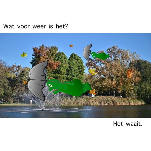 Het waait. van Grüntyers .