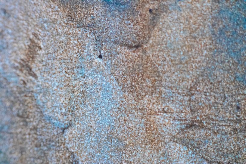 Makroaufnahme einer alten Fabrikwand von Jolanda Grutter