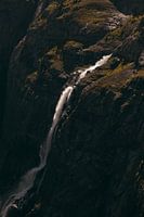 Waterfall on mountains